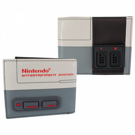 Nintendo Classic NES Raised Bifold Wallet