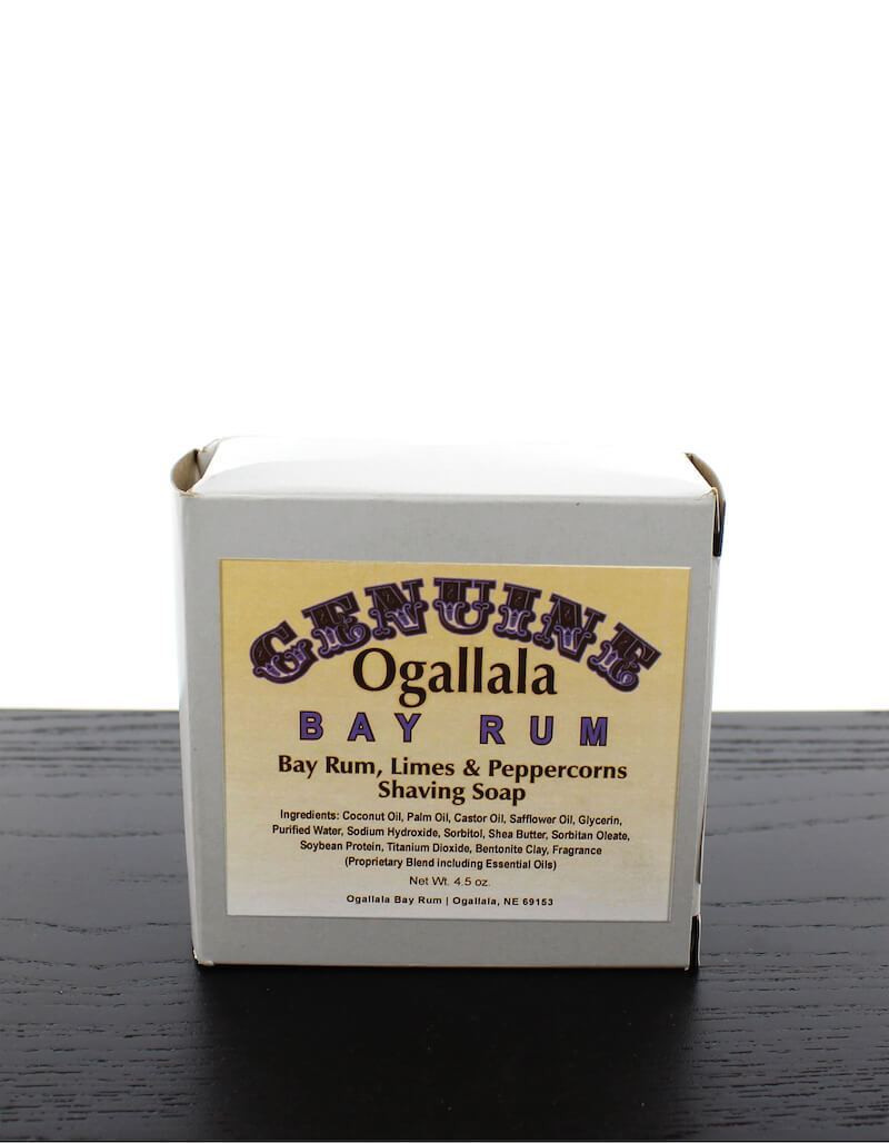 Ogallala Bay Rum, Limes & Peppercorns Shaving Soap