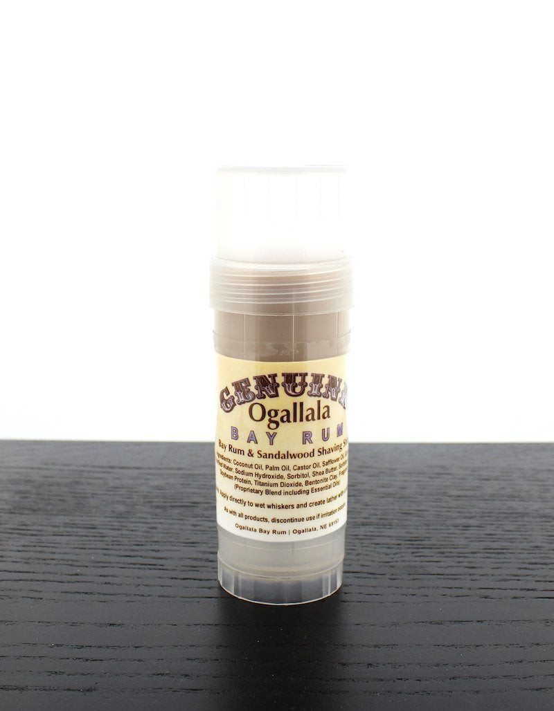 Ogallala Bay Rum & Sandalwood Shaving Soap Stick