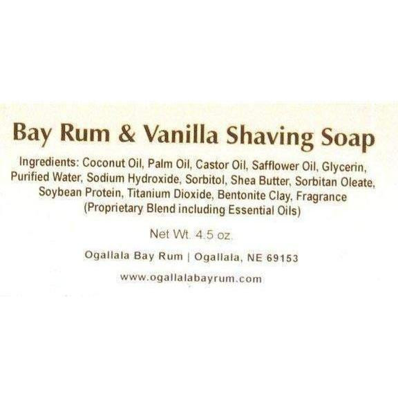 Product image 3 for Ogallala Bay Rum & Vanilla Shaving Soap