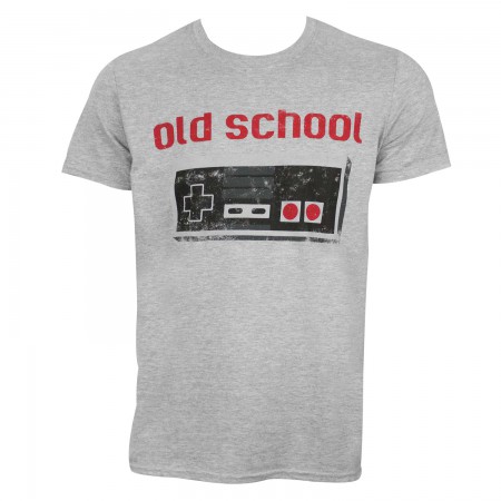 Nintendo Men's Grey Old School T-Shirt