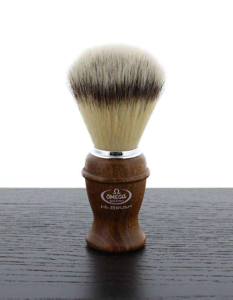 Omega 0146138 HI-BRUSH Synthetic Shaving Brush