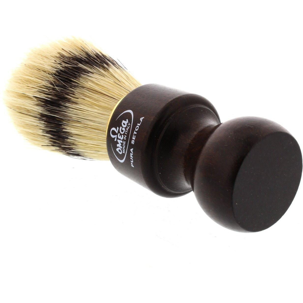 Product image 3 for Omega 11126 Boar Shaving Brush, Ovangkol Wooden Handle