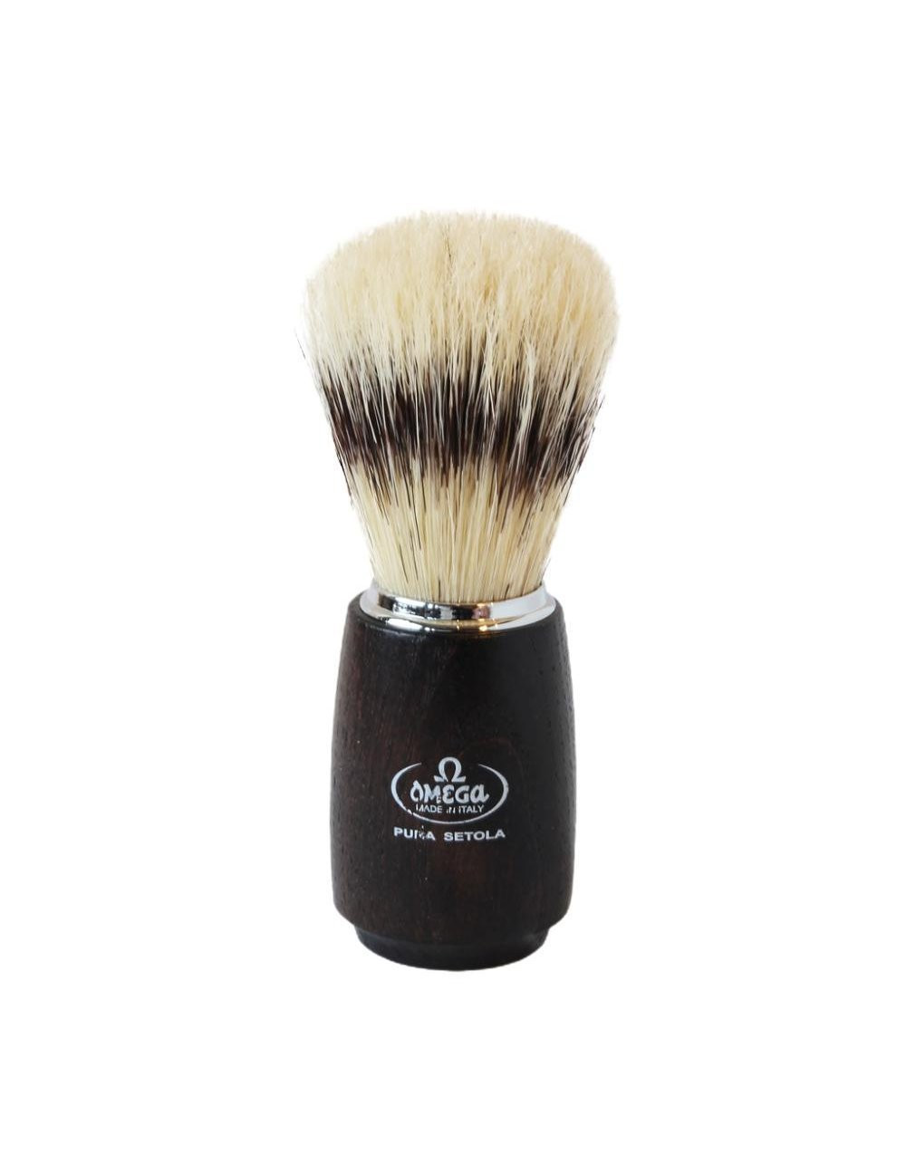 Product image 0 for Omega 11712 Boar Bristle Shaving Brush, Dark Ash Wood