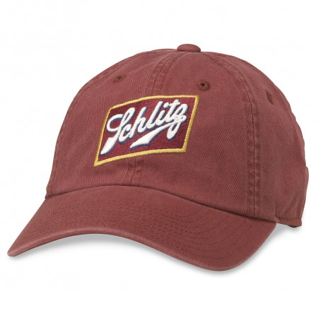 Schlitz Red Logo Adjustable Strapback Hat