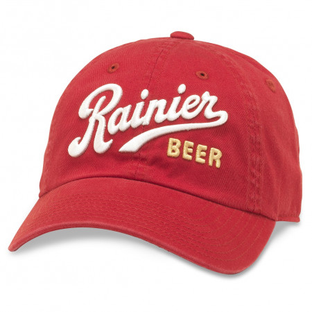 Rainer Adjustable Red Strapback Hat