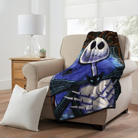 NEW Nightmare Before Christmas Crypt Keeper Micro Throw Blanket 46" x 60" 