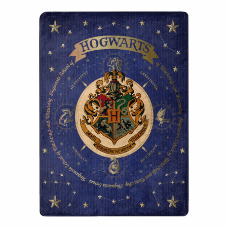 Harry Potter House of Hogwarts 46 X 60 Silk Touch Throw