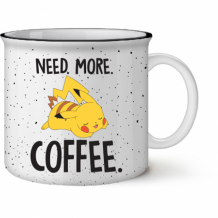 Pokemon Pikachu Need More Coffee Mug