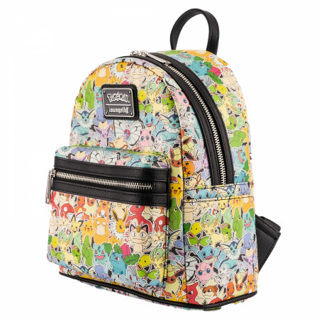 Pokemon Characters Ombre Loungefly Mini Backpack