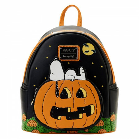 Peanuts Great Pumpkin Snoopy Mini Backpack By Loungefly