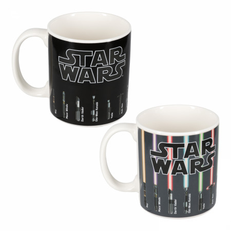 Star Wars Lightsaber Heat Changing 10oz Ceramic Mug