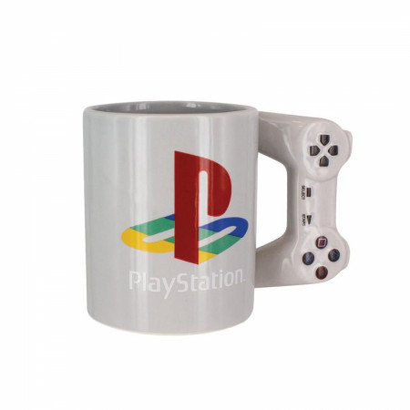 PlayStation Controller Shaped Handle 10oz Ceramic Mug