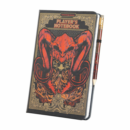 Dungeons and Dragons Notebook and Pencil
