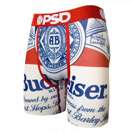 Budweiser Beer Label Boxers