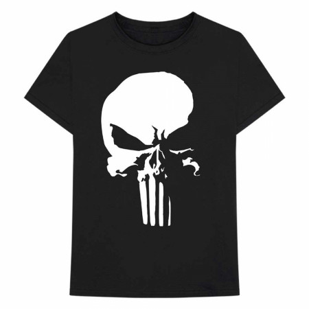 Punisher Hard Shadow Skull Logo T-Shirt