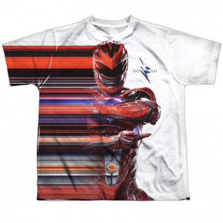 Power Rangers The Movie Red Streak Youth T-Shirt