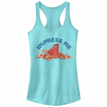 Disney Pixar Finding Dory Impress Me Blue Juniors Tank Top