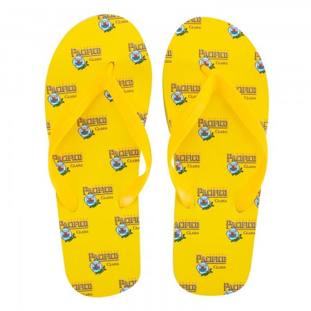 Pacifico Men's Yellow Flip Flops
