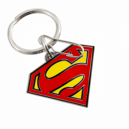 DC Comics Superman Logo Full Color Enamel Keychain