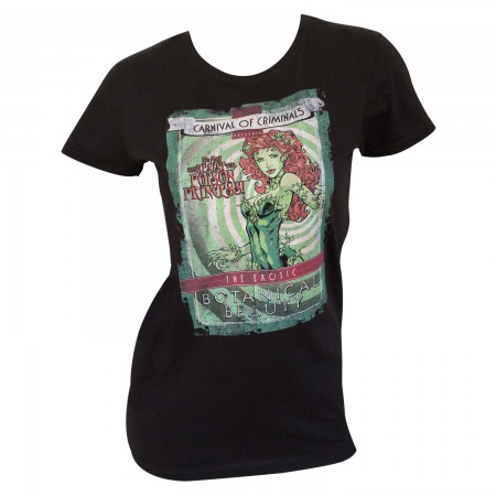 Batman Women's Black Carnival Of Criminals T-Shirt