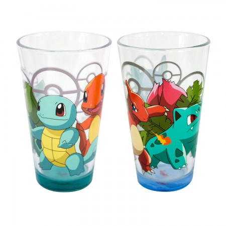Pokemon Characters Pint Glasses