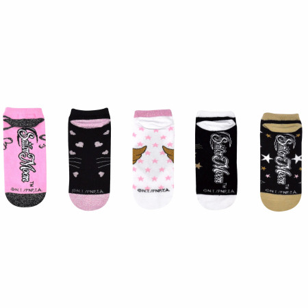 Sailor Moon Lurex 5-Pair Pack of Low Cut Socks