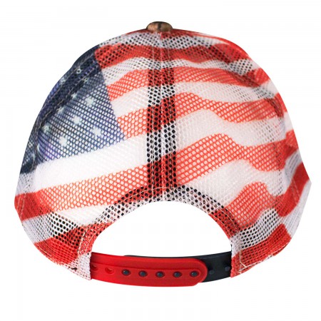Dodge Ram American Flag Mesh Camo Hat