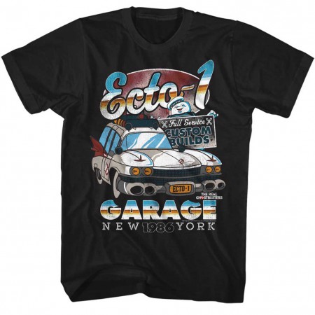 Ghostbusters Ecto 1 Cartoon Tshirt