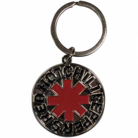 Red Hot Chili Peppers Asterisk Logo Keychain