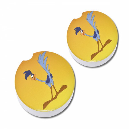 Looney Tunes Road Runner Character Absorbent Car Coasters