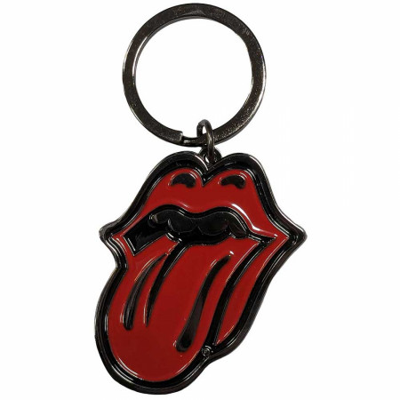 The Rolling Stones Classic Tongue Black Keychain