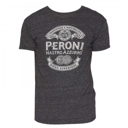 Peroni Men's Heather Gray Logo T-Shirt