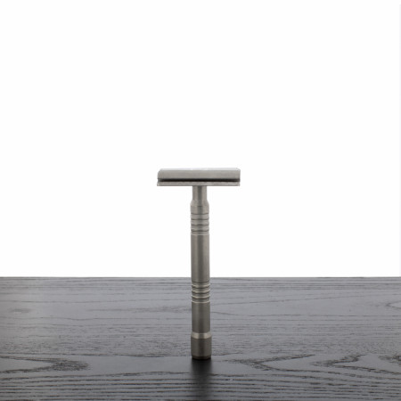 Product image 1 for Yates Precision Manufacturing Double Edge Safety Razor, Updated Threading Model 921-M with Bonus Hybrid Brass Plate