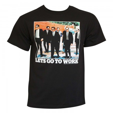 Reservoir Dogs Men's Black Let's Go To Work T-Shirt