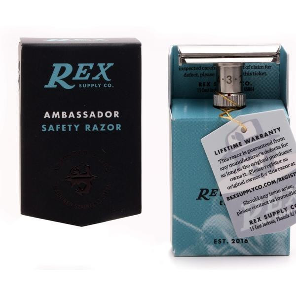 Product image 9 for Rex Supply Co. Ambassador Adjustable Stainless Steel DE Safety Razor
