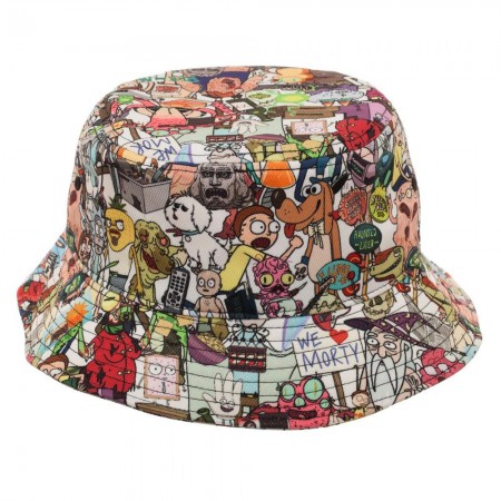 Rick And Morty Characters Bucket Hat