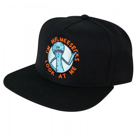 Rick And Morty Black Mr. Meeseeks Snapback Hat
