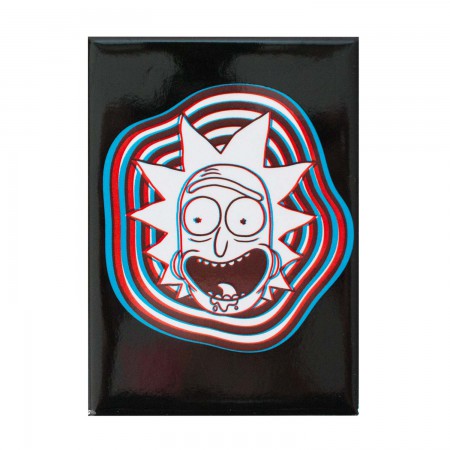 Rick And Morty Black 3D Rick Magnet
