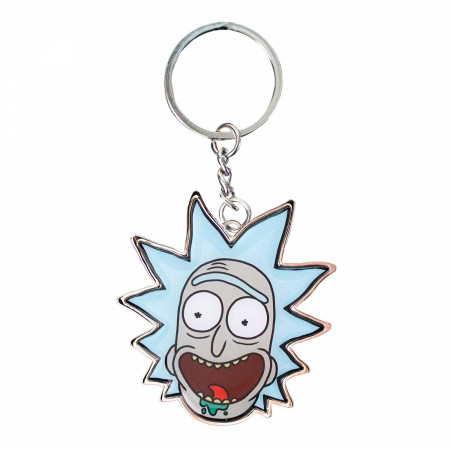 rick and morty plush keychain