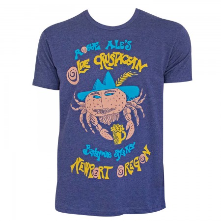Rogue Men's Blue Olde Crustacean Tee Shirt