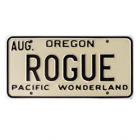 Rogue Beer License Plate Sign