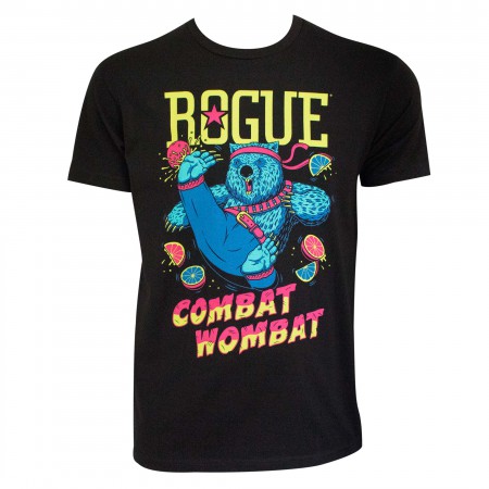 Rogue Combat Wombat Black Men's T-Shirt