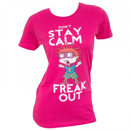 Rugrats Women's Pink Chuckie Freak Out T-Shirt