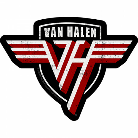Van Halen Shield Logo 4.2"x5.5" Sticker
