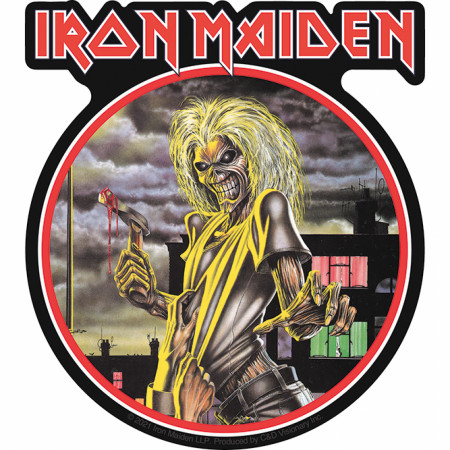 Iron Maiden Eddie 4"x4.5" Sticker