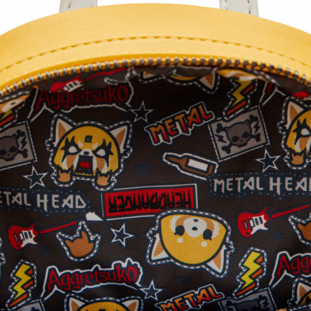 Sanrio Aggretsuko Alternating Expressions Mini Backpack By Loungefly