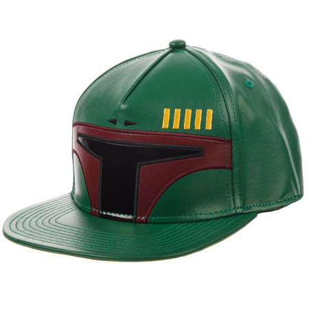 Star Wars Boba Fett's Helmet Flatbill Snapback Hat