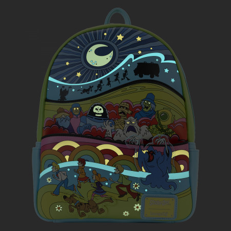 Scooby-Doo Psychedelic Monsters Mini Backpack by Loungefly