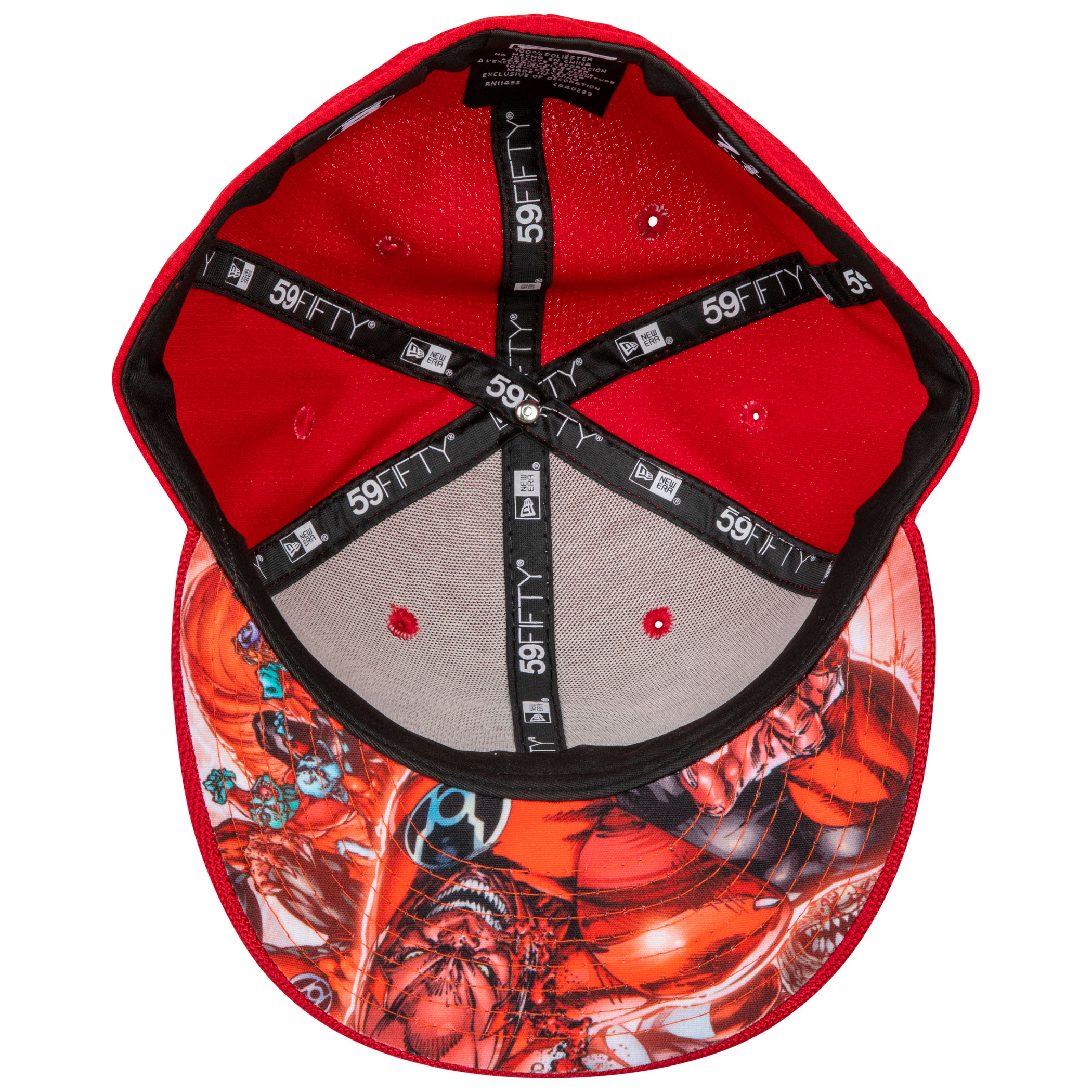 Red Lantern Symbol Armor New Era 59Fifty Fitted Hat